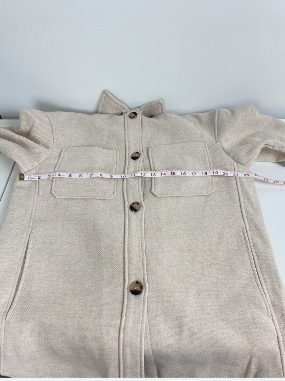H&M Oversized Wool Blend Shacket Jacket - Picture 8 of 9